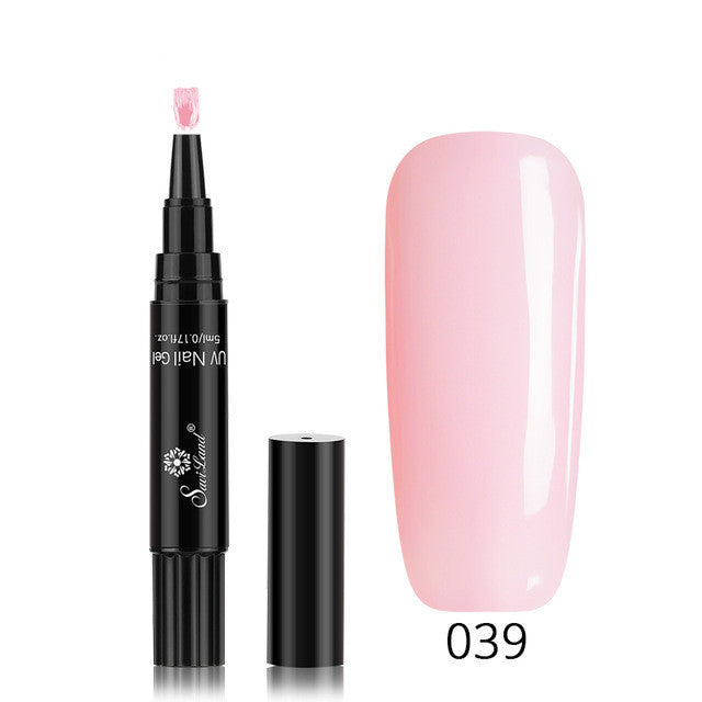 3 In 1 Gel Nail Varnish Pen Glitter One Step Nail Art Gel Polish Hybrid 3 In 1 Gel Nail Varnish Pen Glitter One Step Nail Art Gel Polish Hybrid